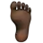 Foot: Dark Skin Tone
