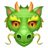 Dragon Face Emoji 🐲 image - WhatsApp style