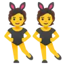Эмодзи Женщина с кроличьими ушами 👯 image - Google Noto Color style