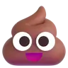 Emoji Mucchio di cacca 💩 image - Microsoft 3D Fluent style