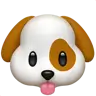 Dog Face Emoji 🐶 image - Apple style