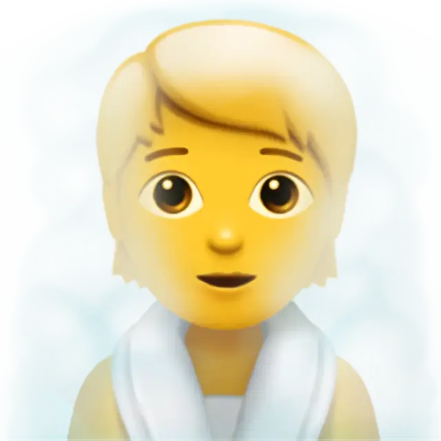 Persona In Steamy Room