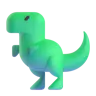 Emoji T-Rex 🦖 image - Microsoft 3D Fluent style