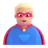 Man Superhero: Medium-Light Skin Tone