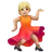 Woman Dancing: Medium-Light Skin Tone