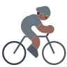 Person Biking: Medium-Dark Skin Tone Emoji 🚴🏾 image - Tossface style