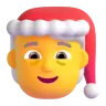 Mx Claus Emoji 🧑‍🎄 image - Microsoft 3D Fluent style