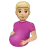 Pregnant Man: Medium-Light Skin Tone