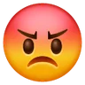 Pouting Face Emoji 😡 image - Samsung style