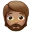 Person: Medium Skin Tone, Beard
