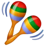 Marakas Emoji 🪇 image - WhatsApp style