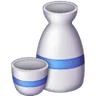 Bouteille de saké et gobelet Emoji 🍶 image - Samsung style