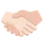 Handshake: Light Skin Tone