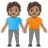 People Holding Hands: Light Skin Tone, Medium Skin Tone