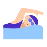 Woman Swimming: Light Skin Tone Emoji 🏊🏻‍♀️ image - Tossface style