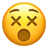 めまい顔 Emoji 😵 image - Apple style