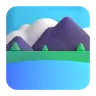 Emoji Parco Nazionale 🏞 image - Microsoft 3D Fluent style