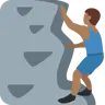 Man Climbing: Medium-Dark Skin Tone Emoji 🧗🏾‍♂️ image - Twitter / X (Twemoji) style