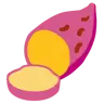 Roasted Sweet Potato Emoji 🍠 image - Google Noto Color style