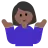 Woman Shrugging: Medium-Dark Skin Tone
