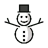 Snowman Without Snow Emoji ⛄ image - OpenMoji style