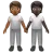 People Holding Hands: Medium-Dark Skin Tone, Dark Skin Tone