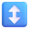 上下箭头 Emoji ↕ image - Microsoft 3D Fluent style