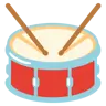 Emoji Tamburo con bacchette 🥁 image - Google Noto Color style