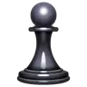 Chess Pawn Emoji ♟ image - WhatsApp style