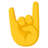 Emoji Segno dei Corni 🤘 image - Google Noto Color style