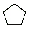 Pentagono bianco ⬠ image - OpenMoji style