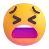 Zmęczona twarz Emoji 😫 image - Microsoft 3D Fluent style