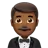 Man In Tuxedo: Medium-Dark Skin Tone