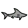ปลาฉลาม Emoji 🦈 image - OpenMoji style
