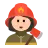 Woman Firefighter: Light Skin Tone
