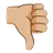 Thumbs Down: Medium-Light Skin Tone