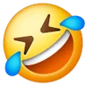 Rolando de rir no chão Emoji 🤣 image - Samsung style
