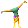 Woman Cartwheeling Emoji 🤸‍♀️ image - Apple style