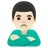 Man Pouting: Light Skin Tone
