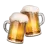 Clinking Beer Mugs