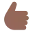 Thumbs Up: Medium-Dark Skin Tone