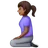 Woman Kneeling: Medium-Dark Skin Tone