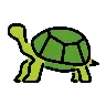Emoji Tartaruga 🐢 image - OpenMoji style