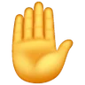 Raised Hand Emoji ✋ image - Samsung style