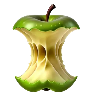 Огрызок яблока