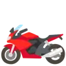 竞赛摩托车 Emoji 🏍 image - Google Noto Color style