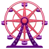 Ferris Wheel Emoji 🎡 image - WhatsApp style