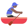 Man Rowing Boat: Medium-Dark Skin Tone Emoji 🚣🏾‍♂️ image - Tossface style