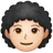 Person: Light Skin Tone, Curly Hair
