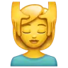 Massage facial Emoji 💆 image - WhatsApp style
